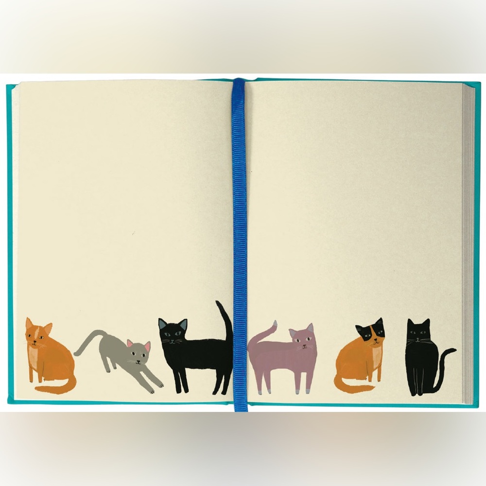 Cat-Themed Illustrated Journal Adorable cats staring at you on all 272 pages - Picture 9 of 10